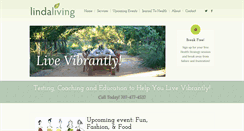 Desktop Screenshot of lindaliving.com